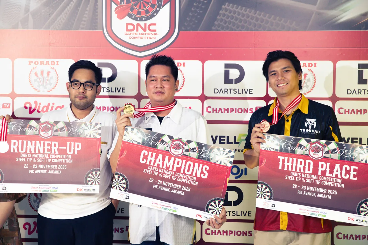 Tirta Suparjo merayakan gelar juara DNC 2025 Series 04