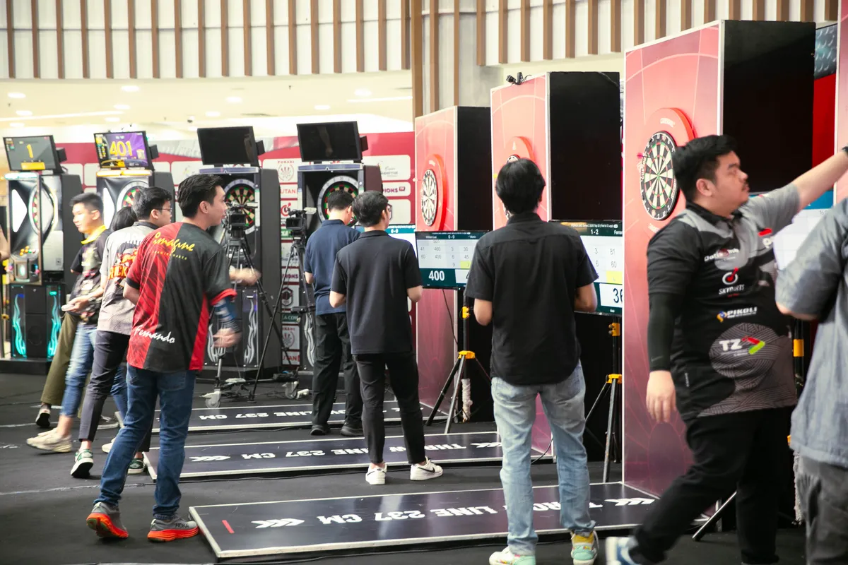 Persiapan Darts National Competition 2025 Series 05 di FX Sudirman